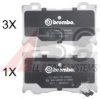 A.B.S. 37768S Brake Pad Set, disc brake